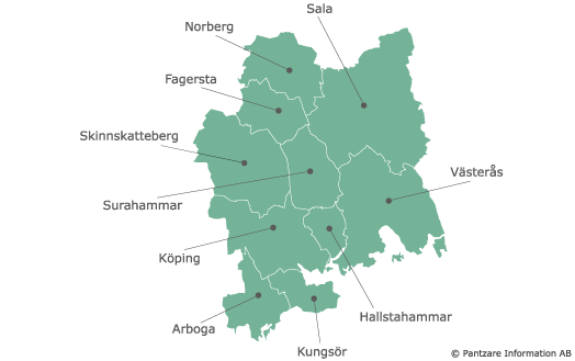 Kommunerna i Västmanlands län