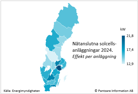 Sverigekarta nuläge