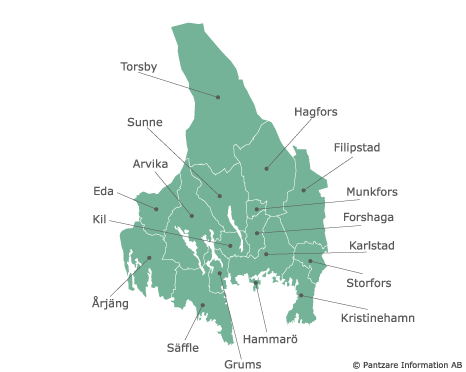 Region Värmland Karta - Varmland Tar Plats Pa Connects Tillvaxtkarta