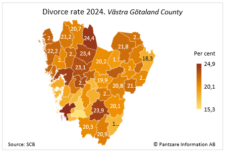 Diagrams bild Divorce rate