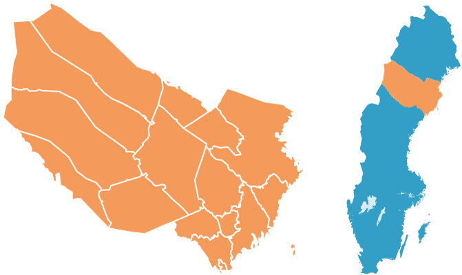 Västerbotten Karta - Karta Sjukstugor I Norrland P4 Vasternorrland