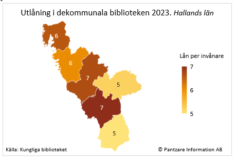 Diagrams bild Medielån per invånare