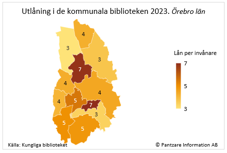 Diagrams bild Medielån per invånare