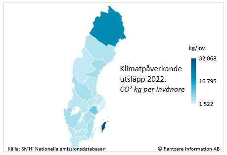 Karta Sverige