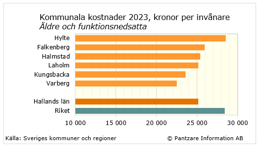 Diagrams bild Äldre och funktionsnedsatta