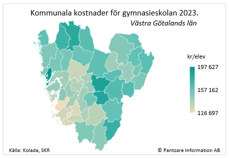 Diagrams bild Gymnasieskolan