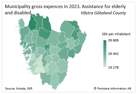 Diagrams bild Municipality gross costs, elderly and disabled